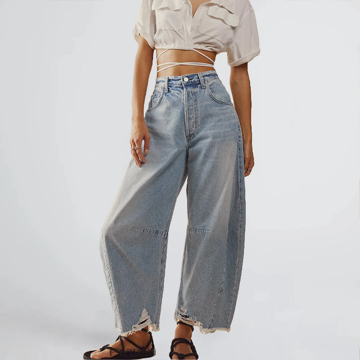 Levoire | Femme Jean Confortable - Vintage Bleu Clair