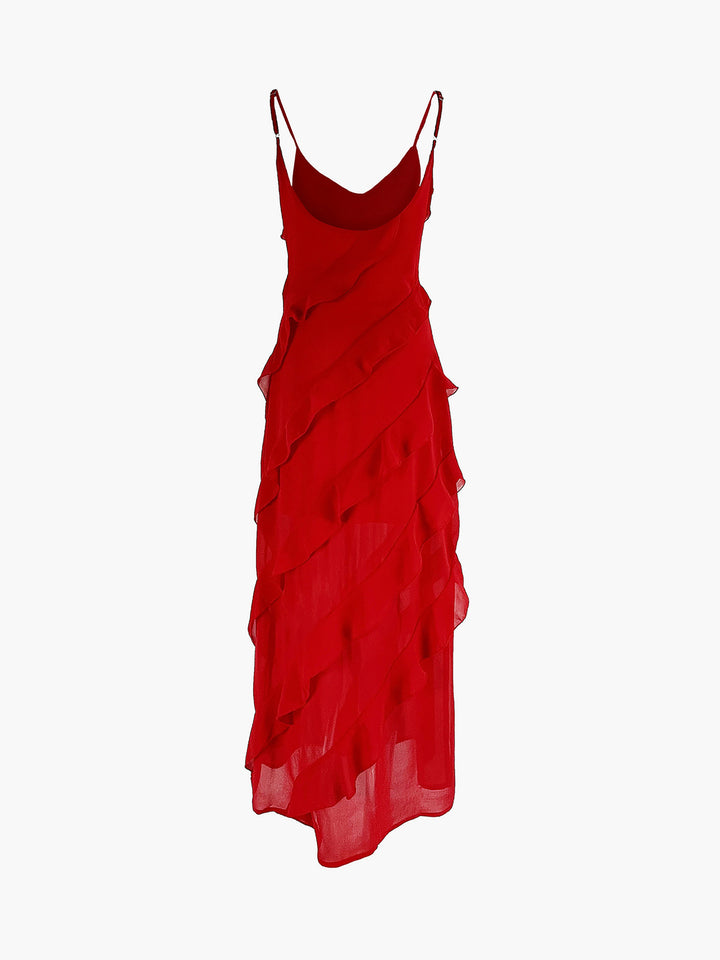 Levoire | Élégante robe longue à volants