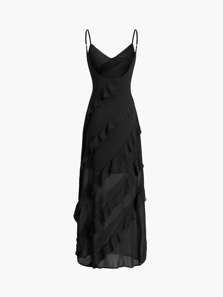 Levoire | Élégante robe longue à volants