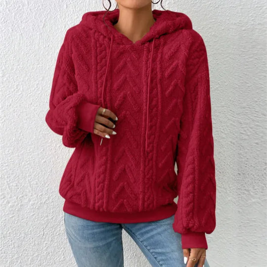 Levoire | Sweat À Capuche En Teddyfleece De Sol L Rot
