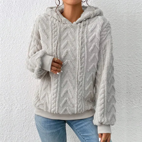 Levoire | Sweat À Capuche En Teddyfleece De Sol L Gris