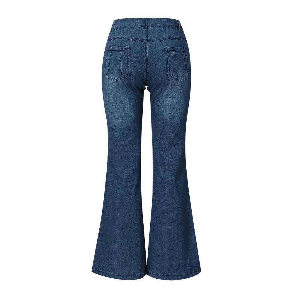 Levoire | Jeans Évasés Pour Femmes Brodés