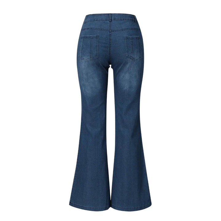 Levoire | Jeans Évasés Pour Femmes Brodés