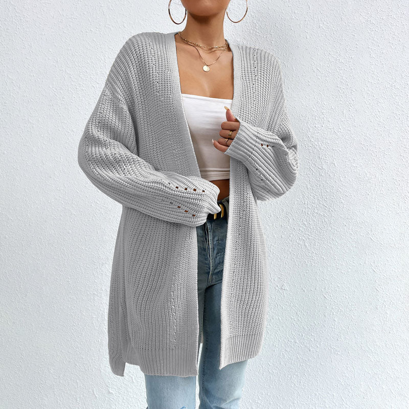 Levoire | Gilet Ouvert Devant Coton Gilet Tricoté Femme