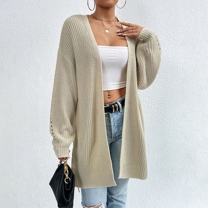 Levoire | Gilet Ouvert Devant Coton Gilet Tricoté Femme
