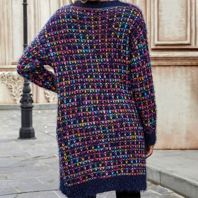 Levoire | Ouverte Devant Gilet En Maille Chaud Femme