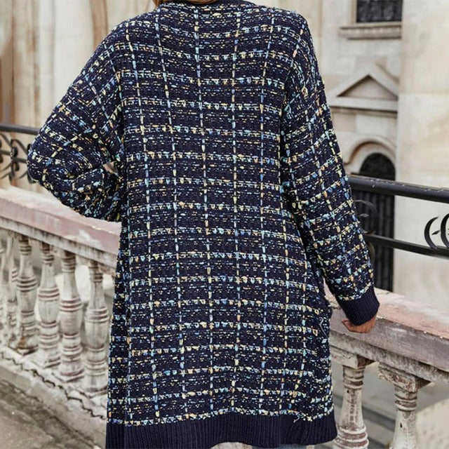 Levoire | Ouverte Devant Gilet En Maille Chaud Femme