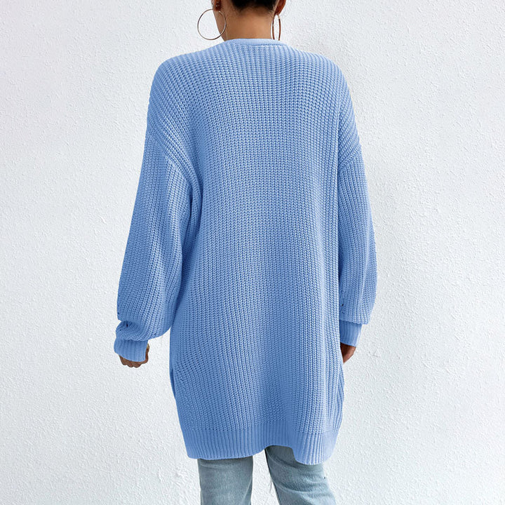Levoire | Veste Longue Tricotée Avec Détails Subtils Pour Femmes