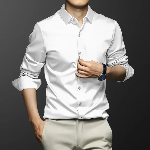 Levoire | Chemise Confortable Pour Homme Blanc