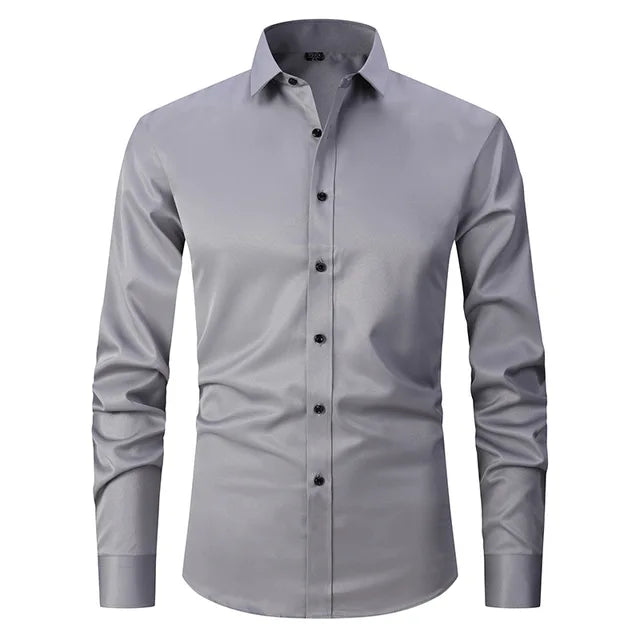 Levoire | T-Shirt Slim Fit Élastique Mark Gris