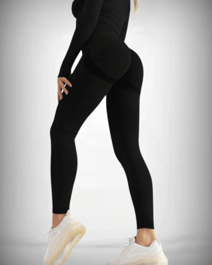 Levoire | Leggings De Pilates Pour Femme Avec Taille Haute Pour Un Confort Ultime Noir