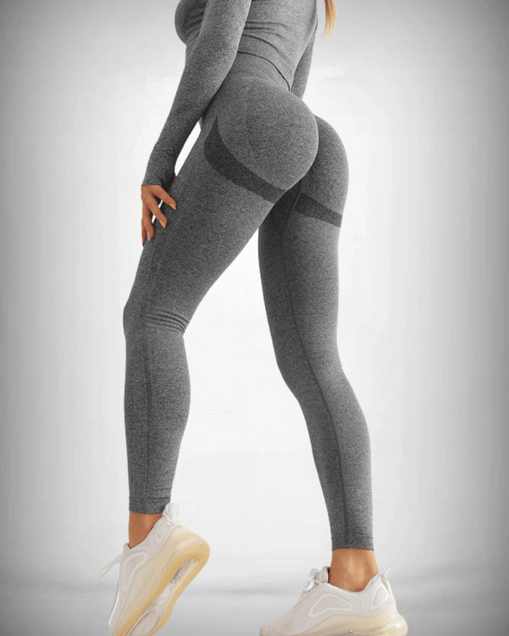 Levoire | Leggings De Pilates Pour Femme Avec Taille Haute Pour Un Confort Ultime Gris
