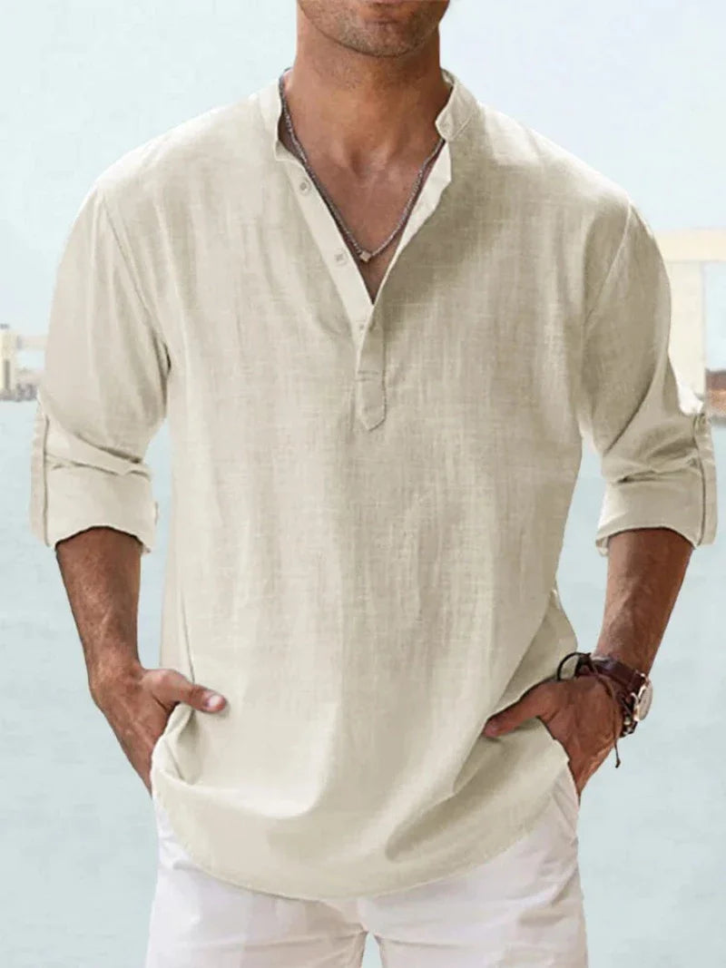 Levoire | Chemise À Manches Longues Confortable Krem