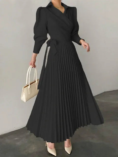 Levoire | Robe Maxi D'Été En A Noir