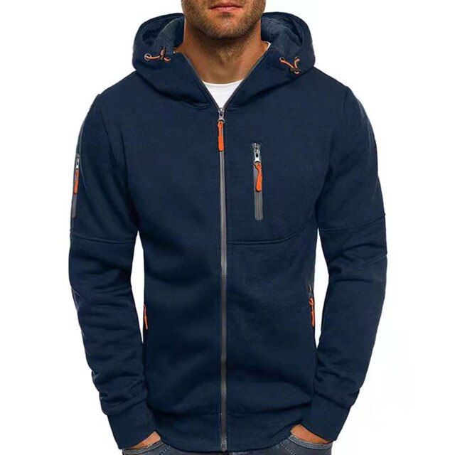 Levoire | Veste De Sport Pour Hommes Veste Technique Sportive Marine bleu