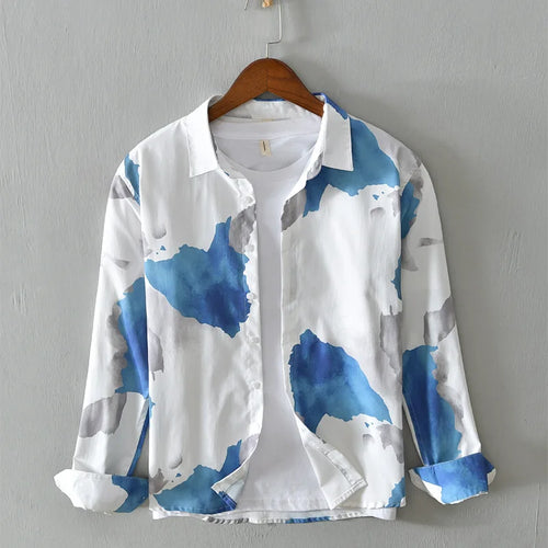 Levoire | Chemise Decontractee Imprimee Creatif Hommes