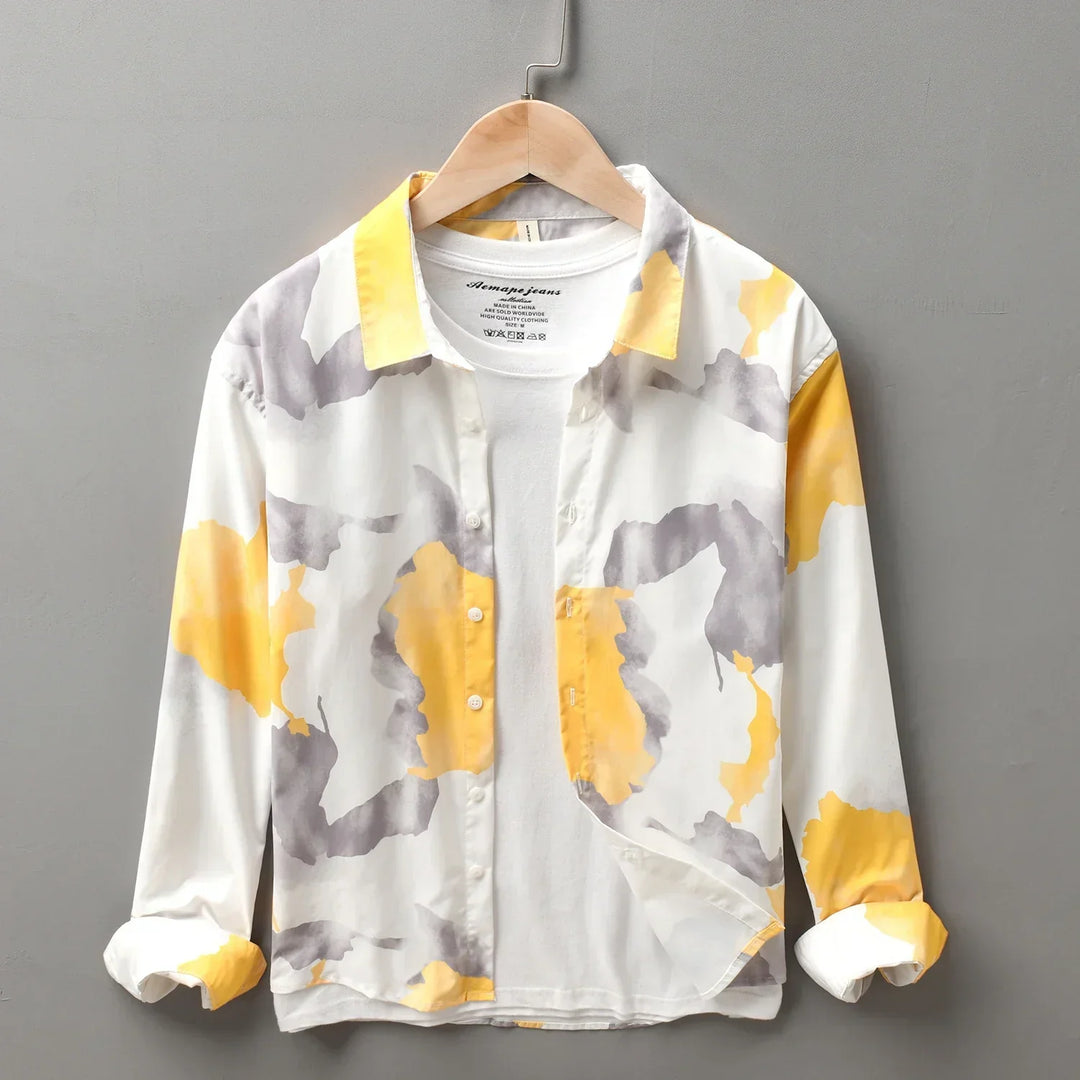 Levoire | Chemise Decontractee Imprimee Creatif Hommes