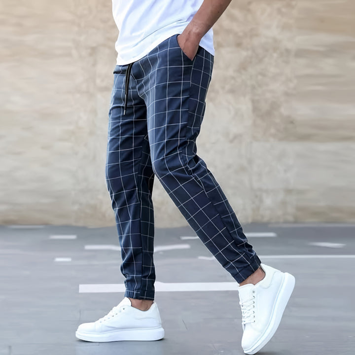 Levoire | Pantalon De Jogging Quatre Couleurs Élégant Scurobleu