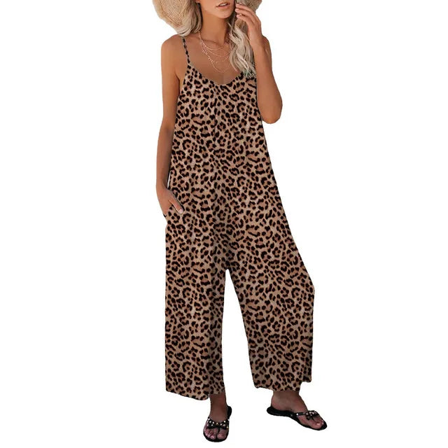 Levoire | Combinaison Avec Imprime Leopard Coupe Decontractee Femmes
