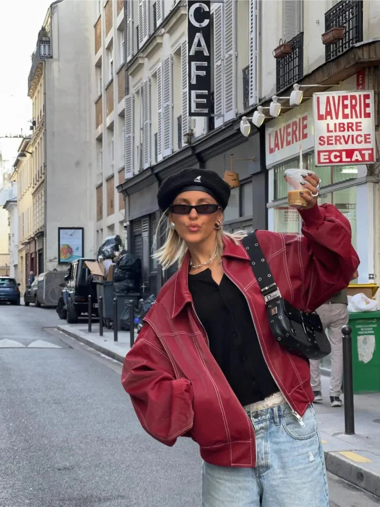 Levoire | Grande Taille Veste Bomber Zippée Vêtements Pour Femmes