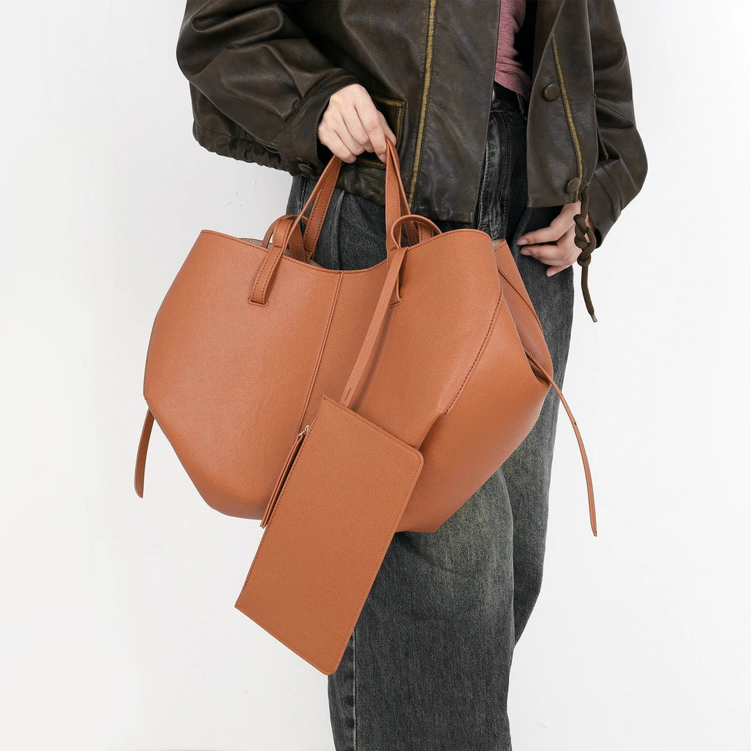 Levoire | Sac Vintage Cuir Synthétique Sac À Bandoulière Grand Sac De Courses