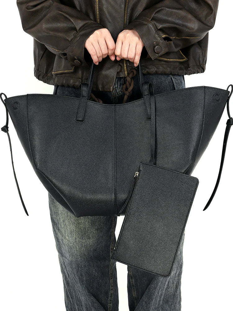 Levoire | Sac Vintage Cuir Synthétique Sac À Bandoulière Grand Sac De Courses