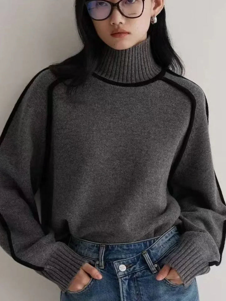 Levoire | Pull Fin Avec Texture Élégante