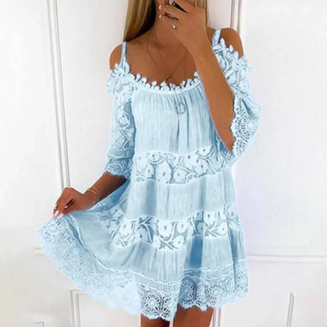 Levoire | Robe Mini D'Été Bleu clair