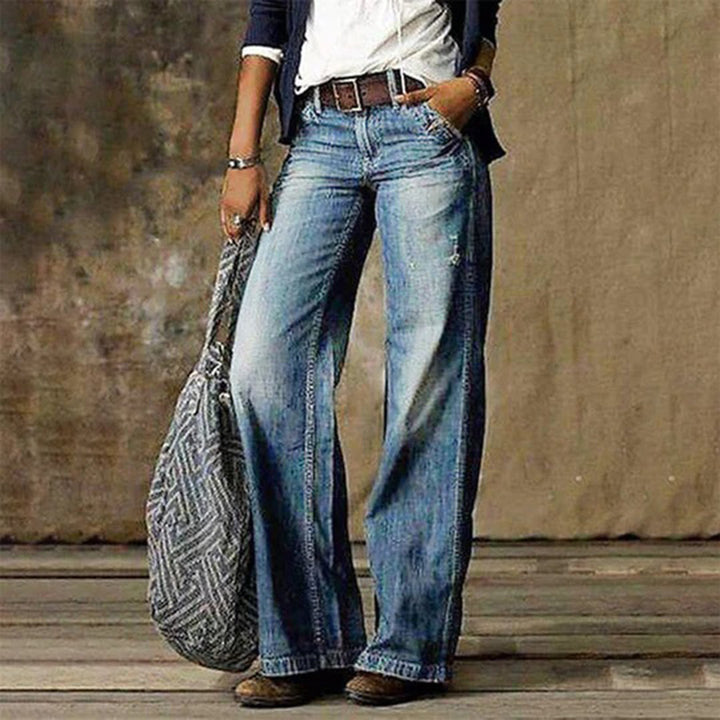 Levoire | Pantalons Élégants Pour Femmes Bleu clair