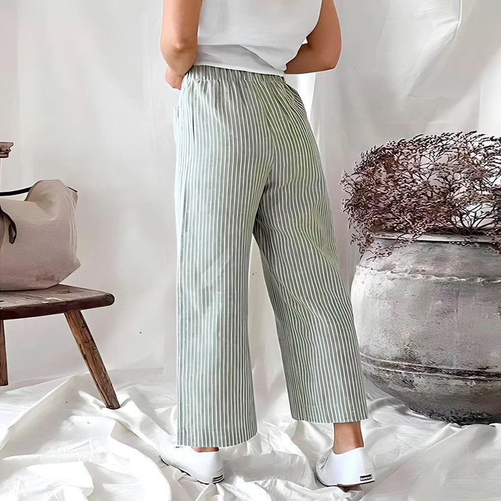 Levoire | Pantalons De Course Rentokangas À Rayures