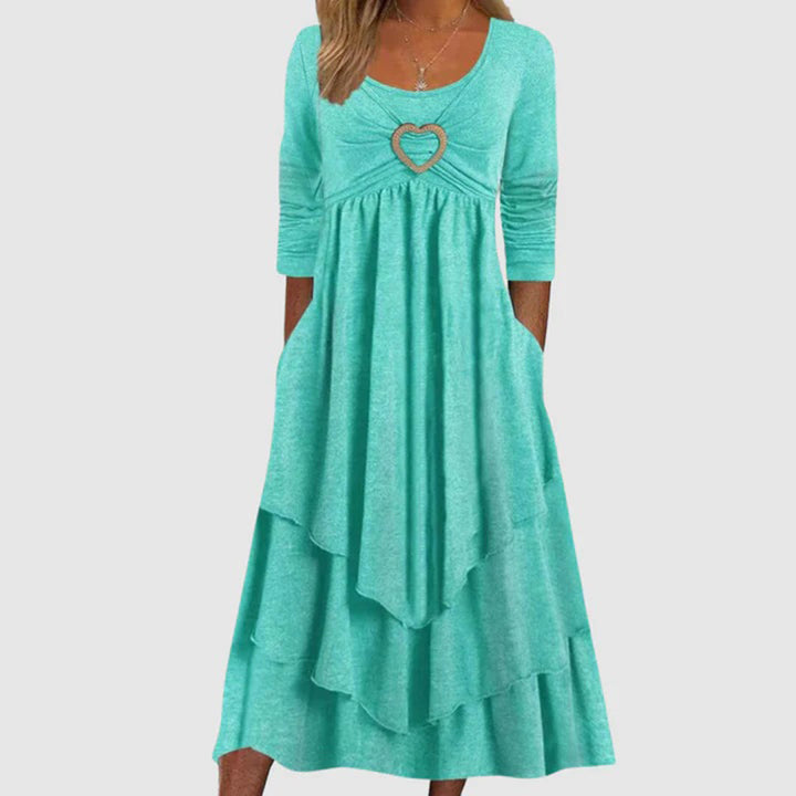 Levoire | Robe De Loisirs Élégante Pour Femmes Vert clair