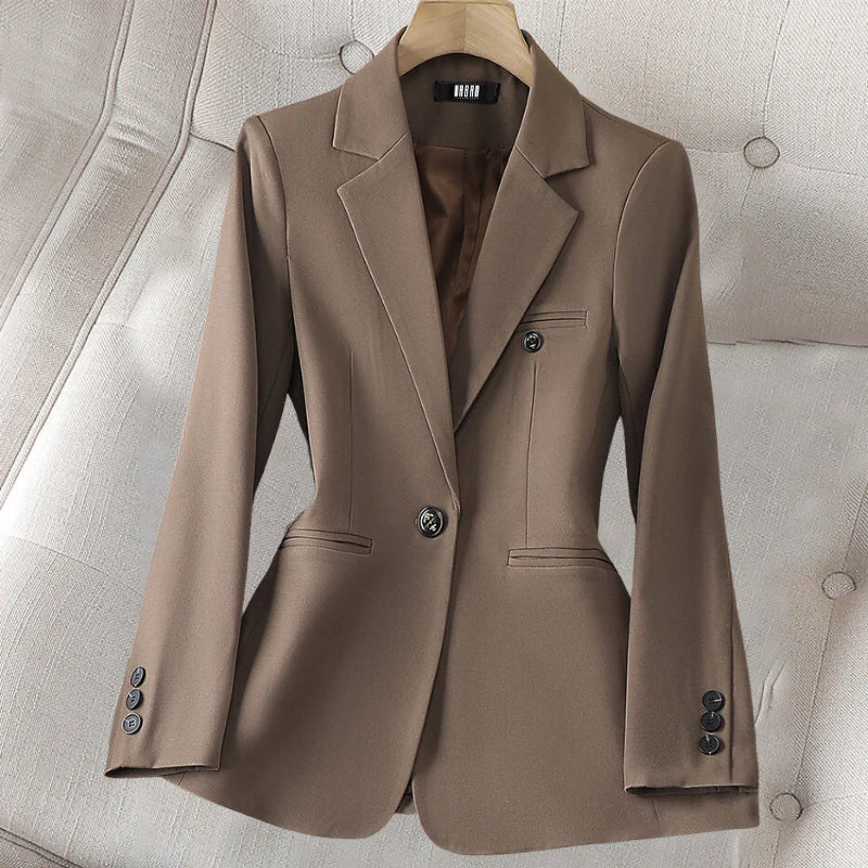 Levoire | Blazer De Printemps Pour Femmes Braun