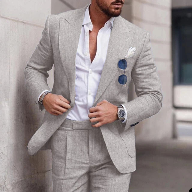 Levoire | Ensemble De Veste De Costume Simple Et De Pantalons Pour Hommes