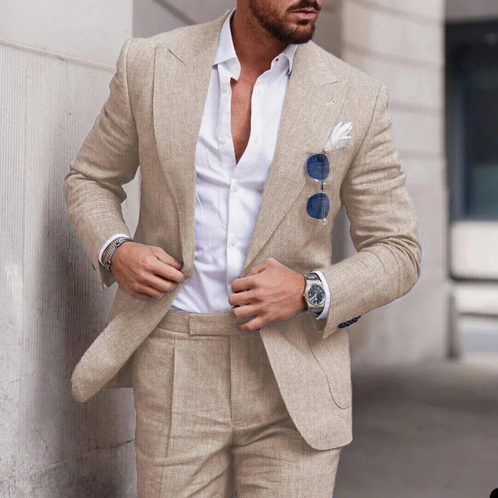 Levoire | Ensemble De Veste De Costume Simple Et De Pantalons Pour Hommes