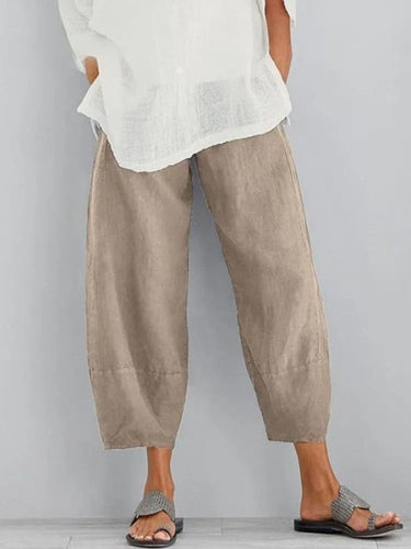 Levoire | Pantalon En Coton Décontracté À Coupe Ample Pour Femmes En Été