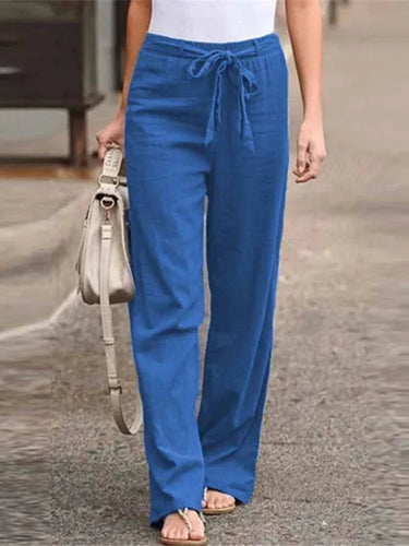 Levoire | Coton Pantalon D'Été Élastique À Taille Pour Femmes