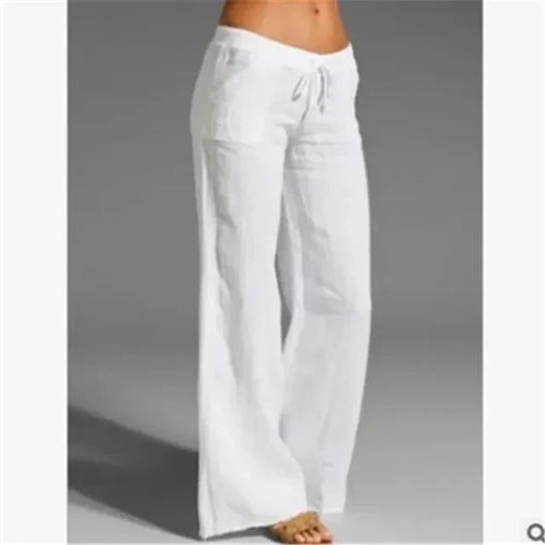 Levoire | Pantalon D'Été Avec Cordon Pantalon À Jambe Large Vêtements Pour Femmes