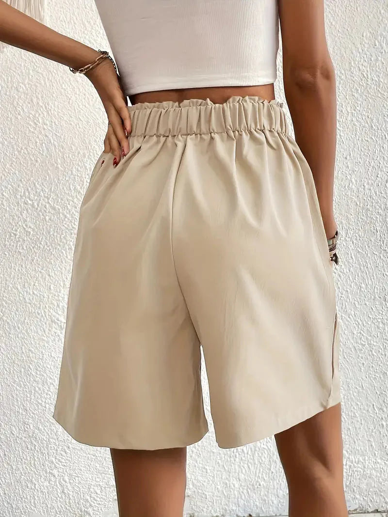Levoire | Shorts, Poches Obliques, Taille Haute, Shorts Pour Femmes, Vêtements D'Été