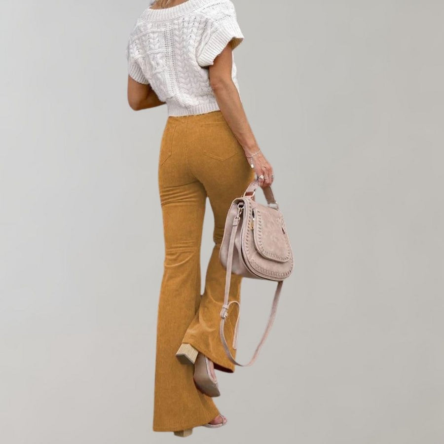 Levoire | Pantalons larges en velours tendance