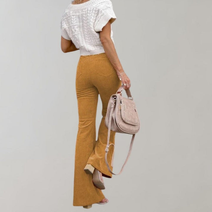 Levoire | Pantalons larges en velours tendance