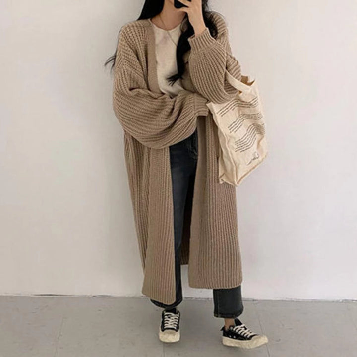 Levoire | Surdimensionné Cardigan Avec Imprimé En Câble