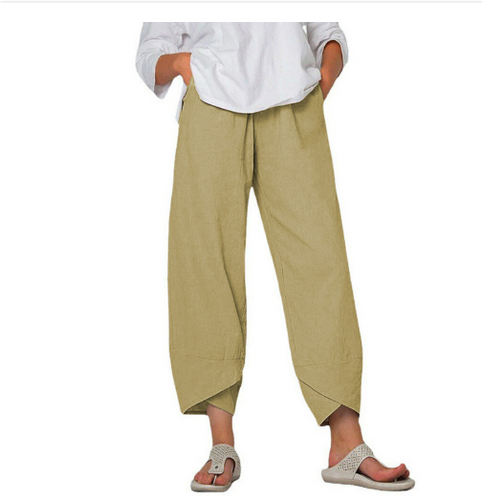Levoire | Pantalon Fit Femme Pantalon D'Été Léger En Lin