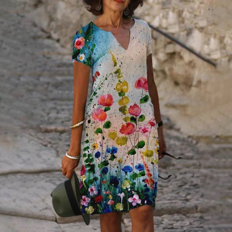 Levoire | Robe À Fleurs Pour Femmes Multicolore