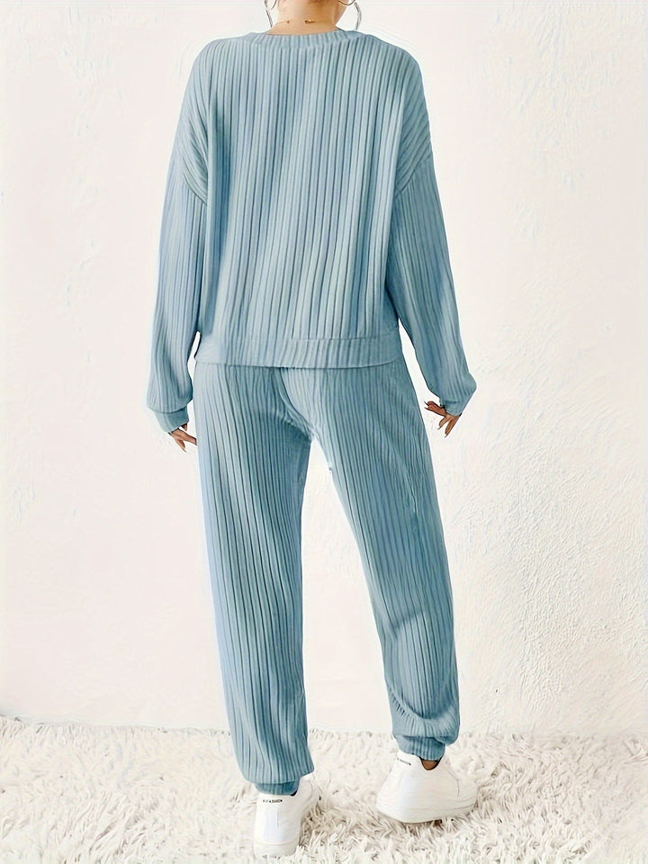 Levoire | Manches Longues Ensemble Deux Pièces Loungewear Pour Femmes