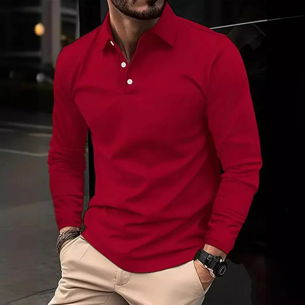 Levoire | Polo Décontracté Intelligent Pour Hommes Rot