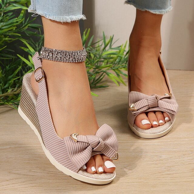 Levoire | Sandales Orthopédiques À Talon Compensé Style Rosa