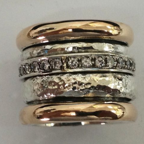 Levoire | Collection De Vin Couche Épaisse Bague En Or Or