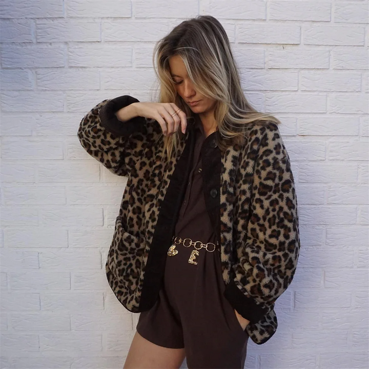 Levoire | Grande Taille Veste En Teddy Automne Femme