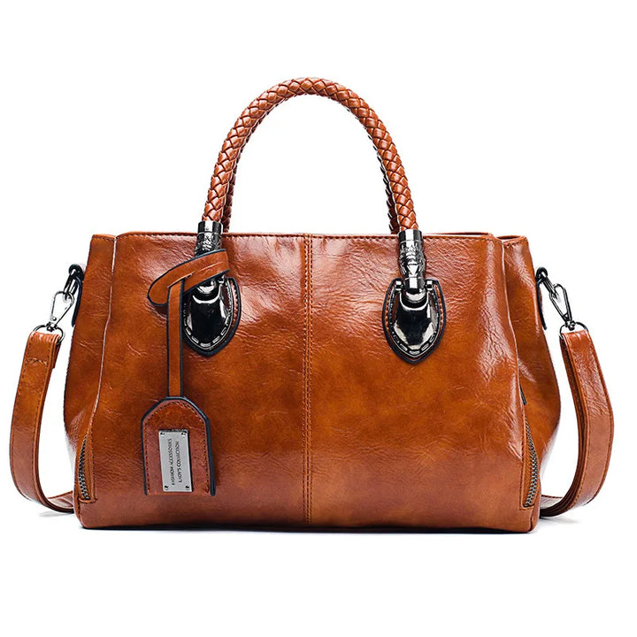 Levoire | Sac en cuir luxueux avec charme Braun