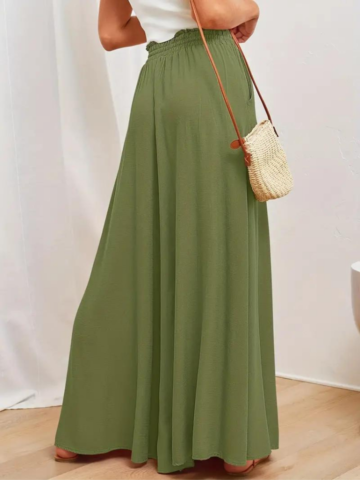 Levoire | Pantalon En Lin Femmes Décontracté Taille Haute Pantalon Pour L'Été